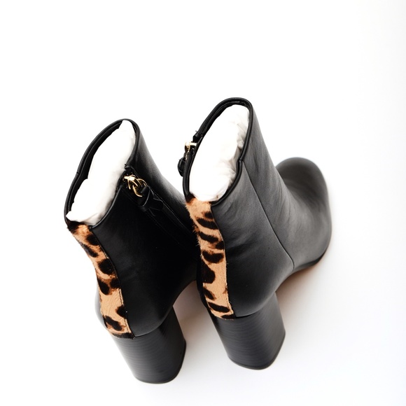 NWT, DVF Animal print & Leather boot - Picture 5 of 8